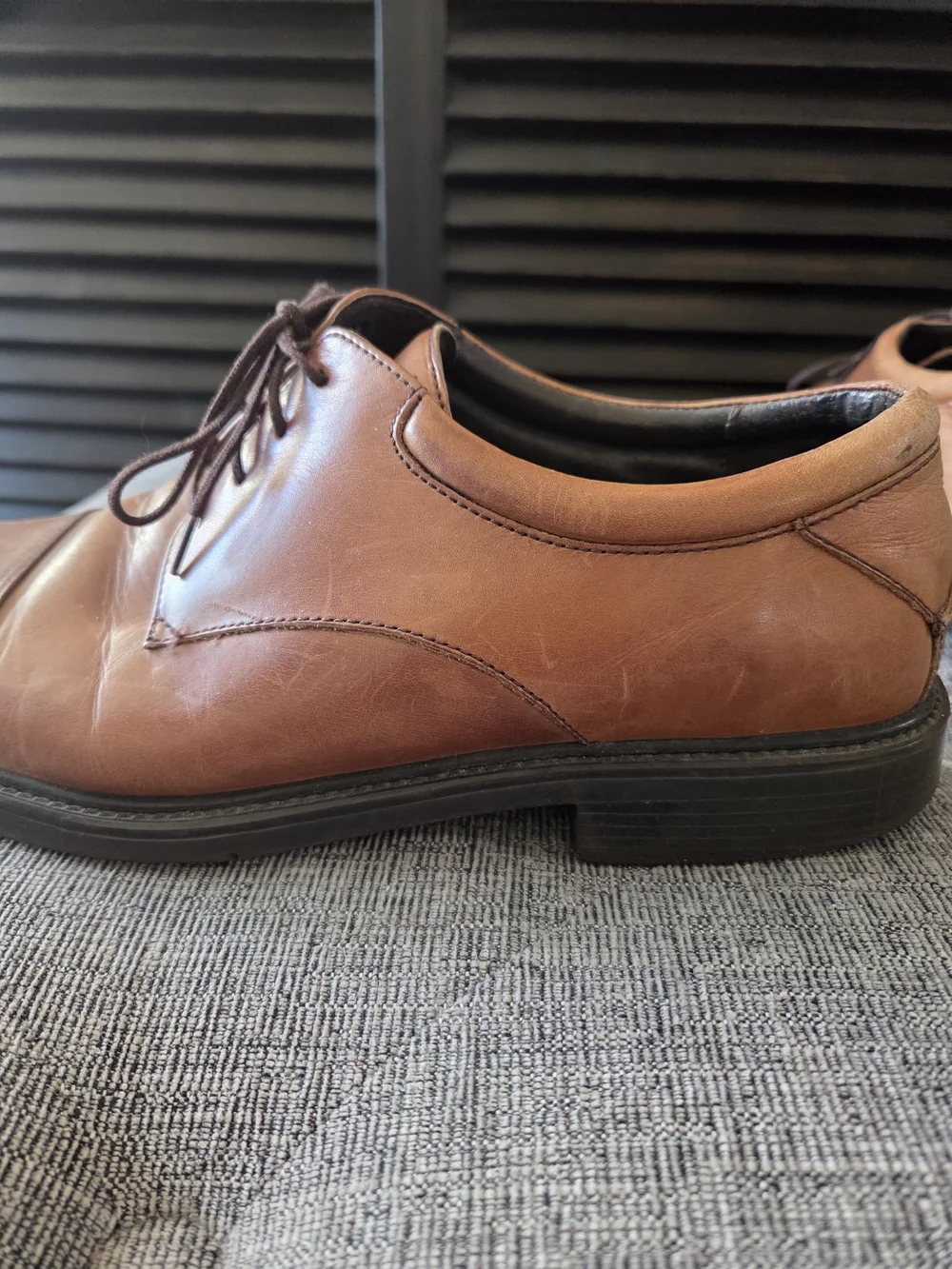 NUNN BUSH Mens Maxwell Dress Cap Toe Oxford Brown/Tan Shoes Size 10M